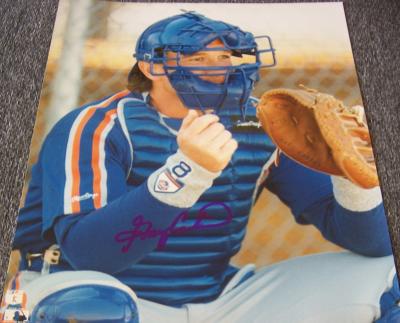 Gary Carter autographed New York Mets 8x10 photo