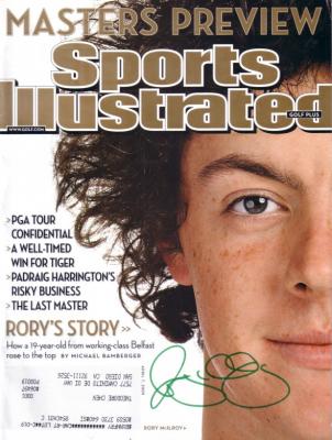 Rory McIlroy autographed 2009 Masters Preview Sports Illustrated