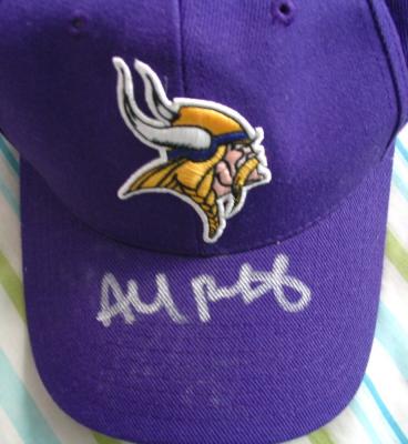 Ahmad Rashad autographed Minnesota Vikings cap