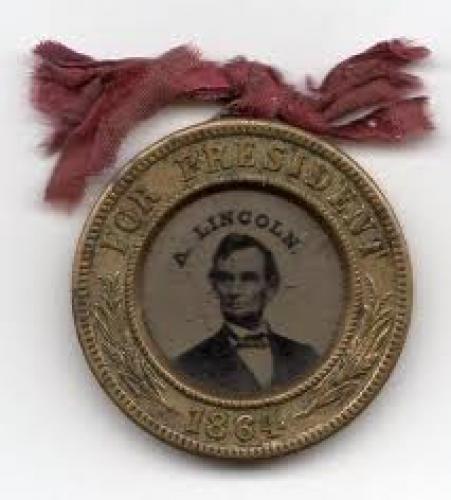 Abraham Lincoln original memorabilia items; 1864
