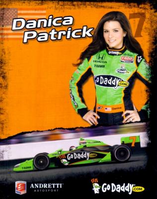 Danica Patrick 2011 Andretti IRL 8x10 photo card