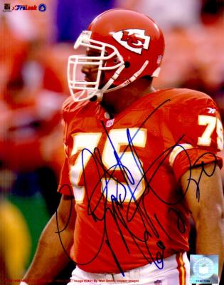 Chester McGlockton autographed Kansas City Chiefs 8x10 photo