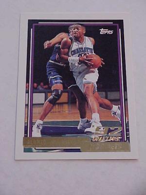 Alonzo Mourning Hornets 1992-93 Topps Gold Rookie Card #393 MINT
