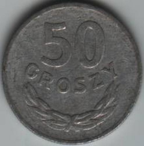 Coins; Poland 50 Grosz 1970