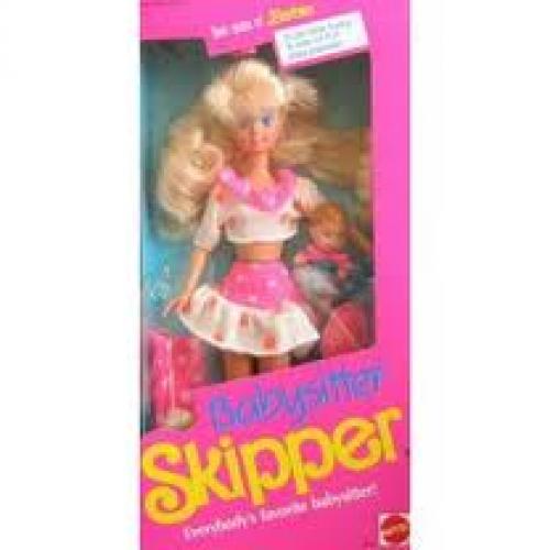 Dolls; Mattel Barbie Babysitter SKIPPER Doll (1990)
