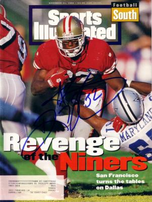 Ricky Watters autographed 49ers 1994 Sports Illustrated