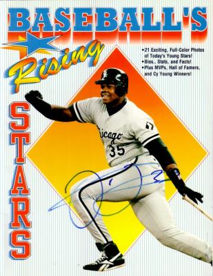 Frank Thomas autographed Chicago White Sox Baseball's Rising Stars book