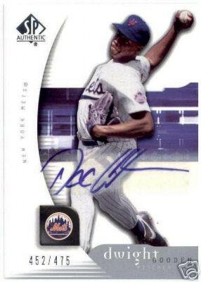 Dwight (Doc) Gooden certified autograph New York Mets 2006 SP Authentic card