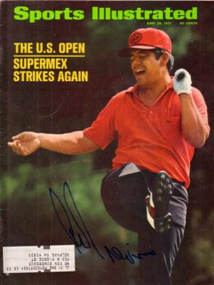 Lee Trevino autographed 1971 U.S. Open Sports Illustrated
