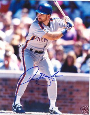 Howard Johnson autographed 8x10 New York Mets photo