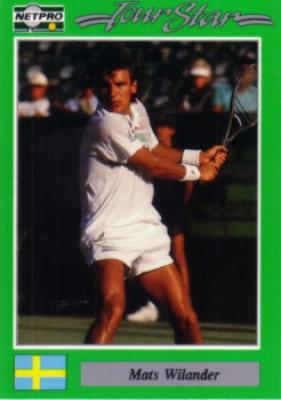 Mats Wilander 1991 Netpro card