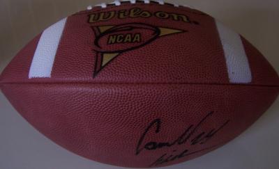 Carnell Cadillac Williams autographed Wilson NCAA leather football
