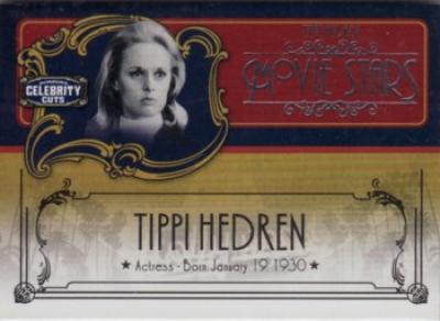 Tippi Hedren Donruss Americana Celebrity Cuts insert card #66/200