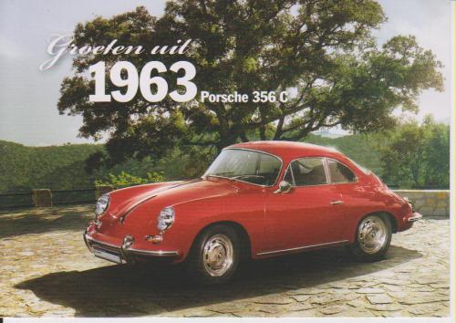 Porsche 356 C 1963 postcard