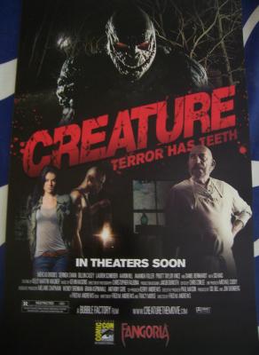 Creature movie 2011 Comic-Con exclusive promo poster MINT