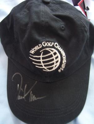 David Toms autographed World Golf Championships cap