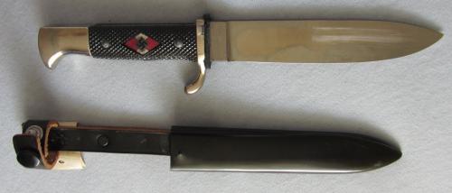 Original German HJ Knife, RZM M7/29, 1942