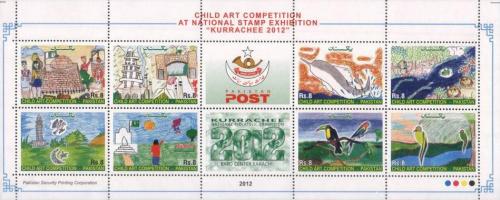 Pakistan Child Art Competition, National Stamp Exhibition "KURRACHEE - 2012"