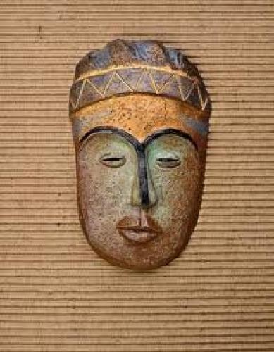 Antique Ethnic;  tribal mask