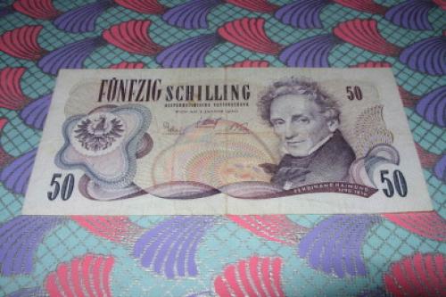 Austria-50 shillings 1970
