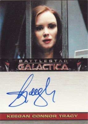 Keegan Connor Tracy Battlestar Galactica certified autograph card