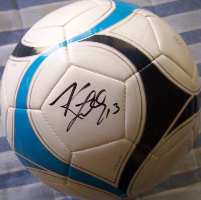 Kristine Lilly autographed Nike size 5 soccer ball