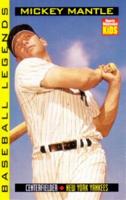 Mickey Mantle 1998 Sports Illustrated for Kids card