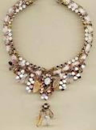 Jewelry; Israel  Necklace Carnelian Topaz
