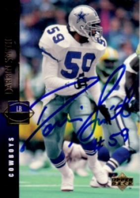 Darrin Smith autographed Dallas Cowboys 1994 Upper Deck card