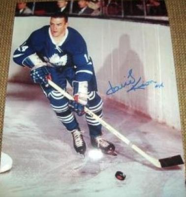 Dave Keon autographed Toronto Maple Leafs 8x10 photo