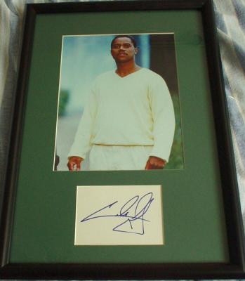 Cuba Gooding Jr. autograph matted & framed with 8x10 photo