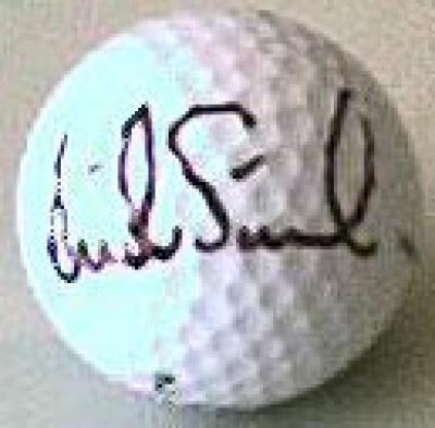 Annika Sorenstam autographed golf ball (rare full name signature)