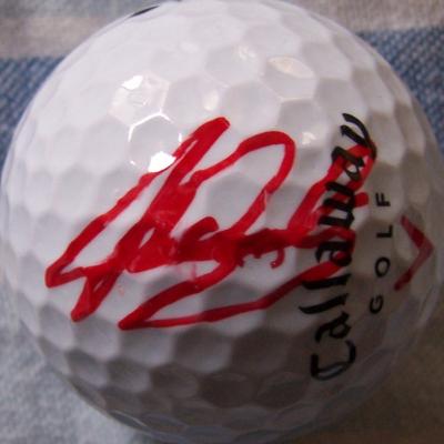 John Daly autographed golf ball