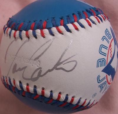 Joe Carter autographed Toronto Blue Jays baseball