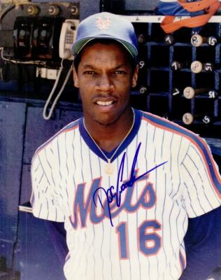 Dwight (Doc) Gooden autographed 8x10 New York Mets photo