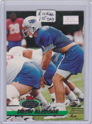1993 STADIUM CLUB ROOKIE FIRST DAY PRODUCTION RC DREW BLEDSOE NEW ENGLAND PATRIOTS ROOKIE