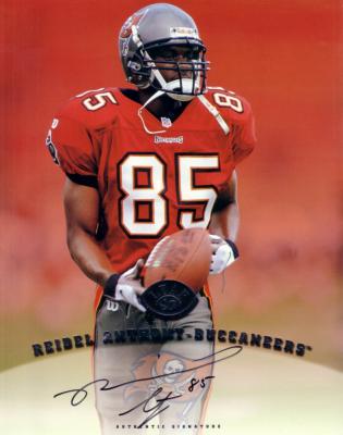 Reidel Anthony certified autograph Buccaneers 1997 8x10 photo card
