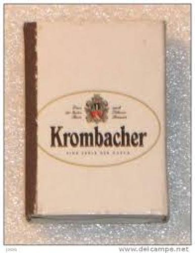 Matchboxes; KROMBACHER BEER Design
