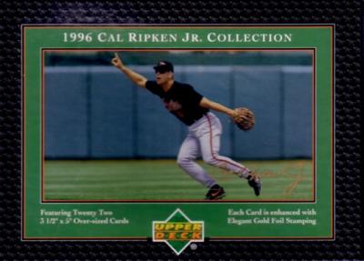 Cal Ripken Collection 1996 Upper Deck 22 card oversized boxed set