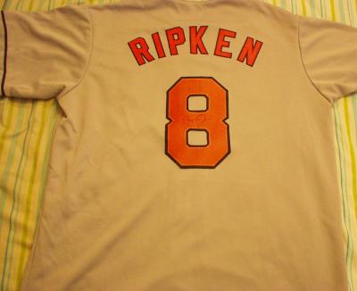 Cal Ripken autographed Baltimore Orioles authentic jersey