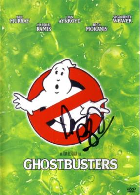 Dan Ackroyd autographed Ghostbusters DVD cover