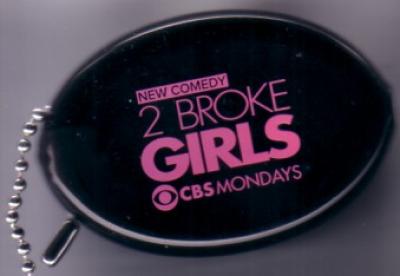 2 Broke Girls 2011 Comic-Con promo coin purse keychain