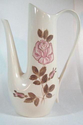 Red Wing Pottery Rose Coffee Pot