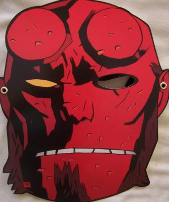 Hellboy Dark Horse 2011 Comic-Con promo mask