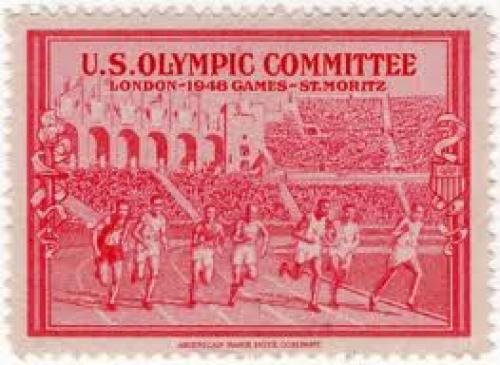 Stamps; London Olympic   Year: 1948 stamps