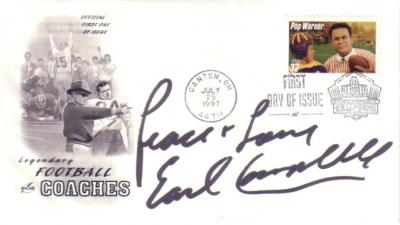 Earl Campbell autographed 1997 Pop Warner First Day Cover cachet