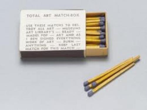 Matchboxes; Total Art  from “Flux Year Box 2.” c. 1965