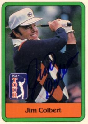 Jim Colbert autographed 1981 Donruss golf Rookie Card