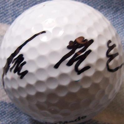 Y.E. Yang autographed golf ball