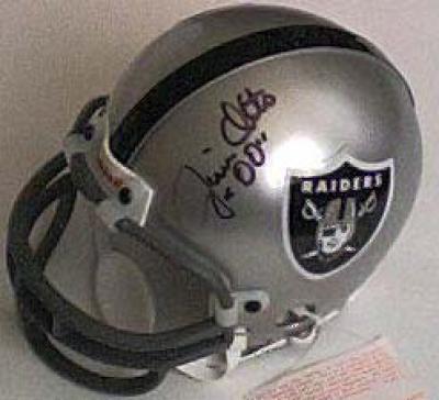 Jim Otto autographed Oakland Raiders mini helmet